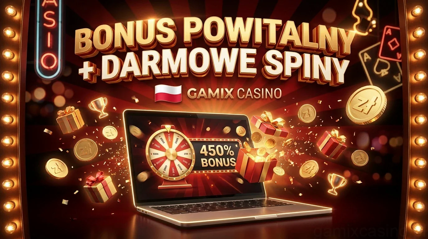 Bonus powitalny+ darmowe spiny